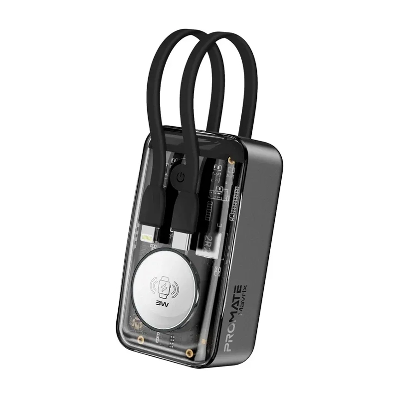 پاوربانک پرومیت مدل Mavrix ظرفیت 10000mAh - مشکی