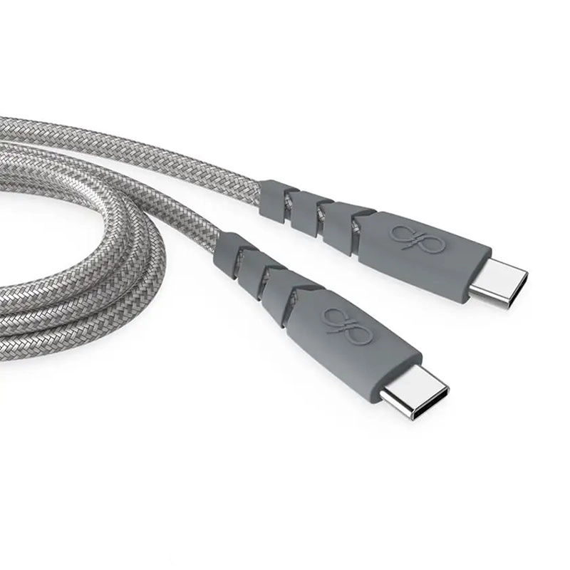 کابل شارژ USB‑C به USB‑C فورس مدل FPCBLCC1M2MRG طول 1.2 متر - خاکستری